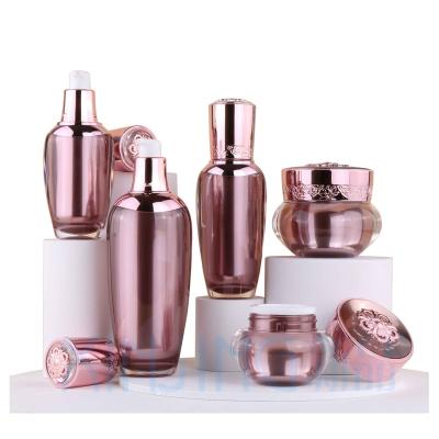 China Wholesale Plastic Empty Cosmetic Acrylic Cream Lotion Bottle 30ml Personal Care Makeup Base Face Bottle Cosmetic Pump Bottle for sale