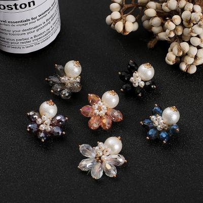 China Fashion Environmental Friendly USA Europe Style Flower Shape Handmade Luxury High Quality Pearl Beads Jewelry Accessory for sale