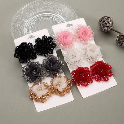 China Europe Environmental Friendly High Quality Top Style Handmade Luxury Crystal Flower Beads Jewelry Accessory for sale