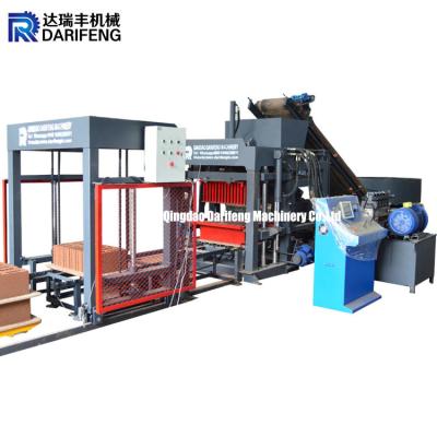 China Automatic brick paving machine QT4-18 cement concrete hollow brick block making machine price Te koop