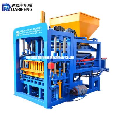 China QT4-18 Hot selling automatic cement concrete block machine for sale in miami à venda