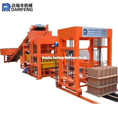 China QT4-18 automatic hydraulic concrete block press machine cement hollow paving block making machine en venta