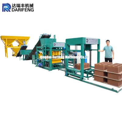 China QT4-18 paving block making machine concrete block hydraulic hollow block making machine Te koop