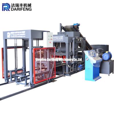 China QT4-18 Full automatic interlocking hollow bricks making machine cheap concrete block making machine for sale