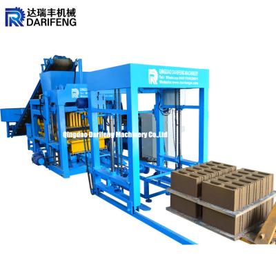 China QT4-18 Automatic paver and bricks making machine block egg laying cement brick machinery Uganda for sale