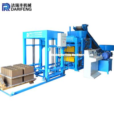 China QT4-18 automatic concrete block making machinery tanzania brick making machine for sale for sale