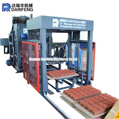 China QT4-18 fully automatic brick making machine price concrete hollow block making machine zu verkaufen