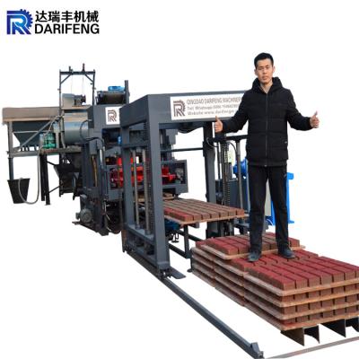 China QT8-15 full automatic hydraulic interlocking brick making machine concrete hollow block making machine for sale