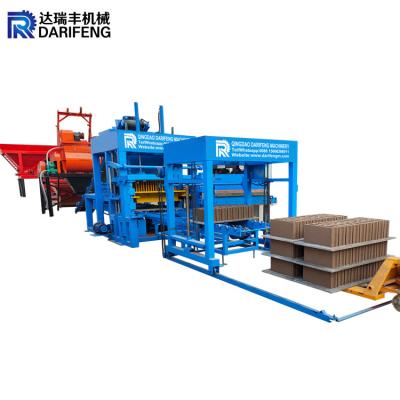 China QT5-15 Price Roadside Blocks Making Machine Concrete Cement Paving brick making machine en venta