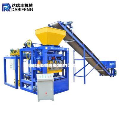 China QT4-26 vibrators for concrete block machines for sale Small Portable Concrete Brick Making Machine for sale