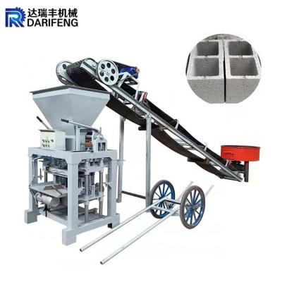 Κίνα QT4-35 semi automatic concrete Cement brick force making machine for sale south Africa προς πώληση