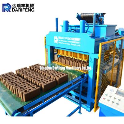 China DF7-10 Automatic interlocking brick machine hydraulic Clay Brick Making Machine Lowest Price for sale