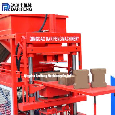 China DF2-10 clay bricks machine hydraulic press for making blocks ecological interlocking for sale