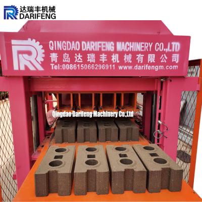 China DF4-10 Fully Automatic Hydraulic Interlocking clay brick making machine nigeria price for sale