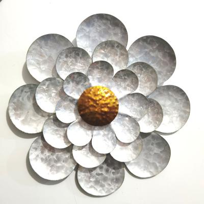 China Modern Amazon Metal Flower Wall Hanging Multilayer Art Decor Hot Sale Decoration for Bedroom Office Indoor Outdoor Home Garden for sale