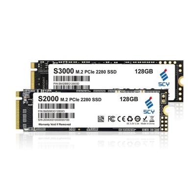 China SSD Hot selling M.2 PCIe NVMe 2280 SSD 128GB 3D TLC gen3x4 Solid state drive for desktop laptop minipc support OEM ODM for sale