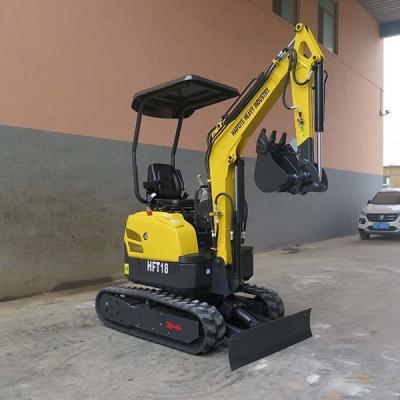 China Hotels Shandong China 1.8ton 2ton mini excavator with canopy and 380mm bucket for sale