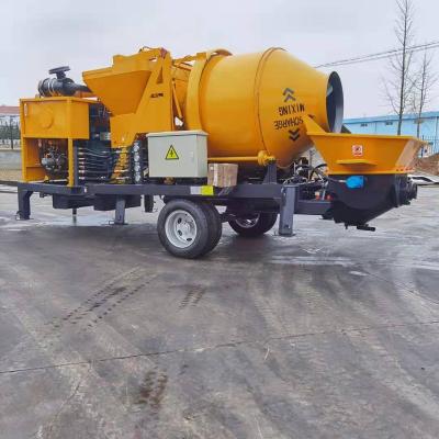 China Construction worksÂ  JBS40-10-82R concrete mixer machine 4.2CBM mixer pump for sale