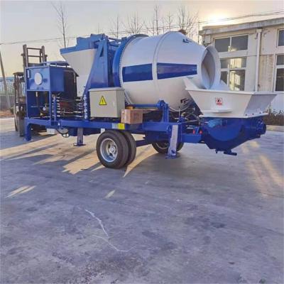 China Construction worksÂ  China JBS40, 82 kw trailer mounted concrete pump small mobile concrete mixer with pump price for sale