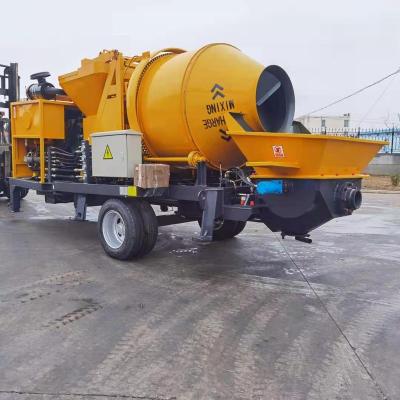 China Construction worksÂ  diesel mini mobile concrete pump with mixer machine price /concrete mixer and pump for construction works for sale