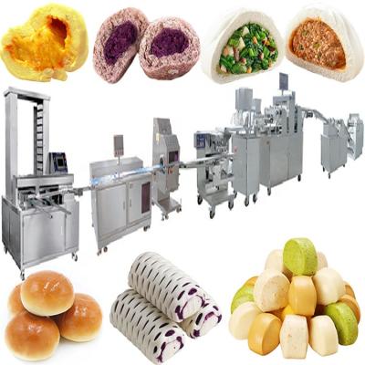 China Steamed Stuffed Roll Shanghai Bakenati BNT-209 Italy Automatic Steamed Stuffed Roll Maker Baozi Making Machine Production Line for sale