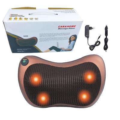 China 8 Massage Balls 2021 P-005 Relaxing Infrared Shiatsu Massage Cushion Car Massager Rest Back Lumbar Massage Machine for sale