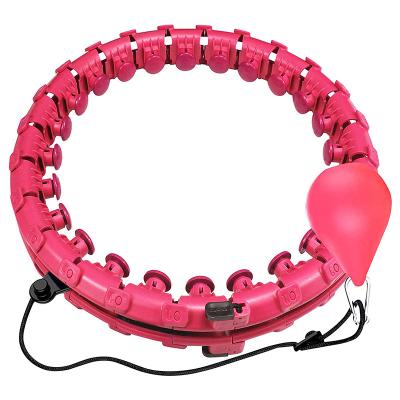 China Fitness H-001 24 Knots Assembly Detachable Fitness Weighted Polynesian Dance Smart Circles For Exercise for sale