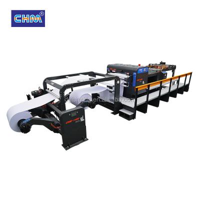 China CHM-1400 mill paper roll to sheeter cutting machine for sale