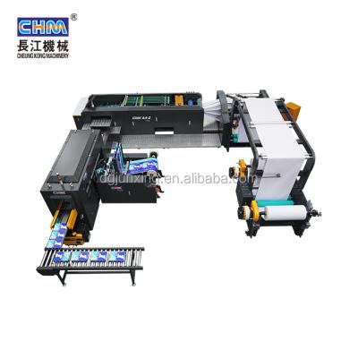 China Factory CHM A4-2/A4B/A4DB A4 Copy Paper Cutting Size Overlay and Packaging and Carton Box Production Line for sale