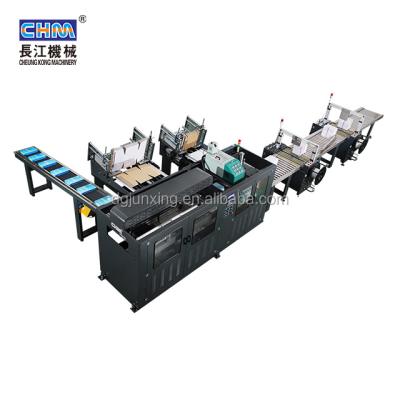 China Factory CHM-A4 Fully Automatic Copier Paper Cut Size Covering And Wrapping And Box Carton Machine Production Line for sale