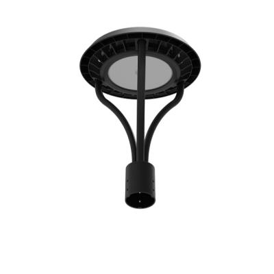 China Garden Outdoor Circular Area Light Fixture 14000LM IP65 Waterproof 400W 100W Replacement Led Post Top Pole Lights for sale