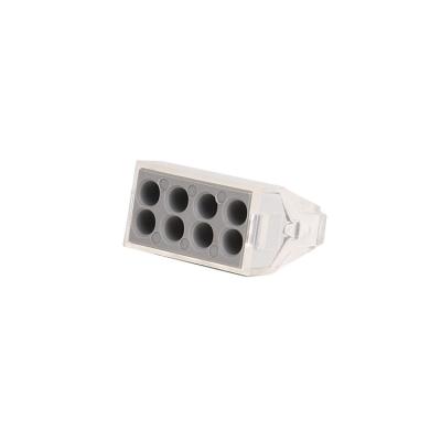 China Rated Current: 24A Rated Voltage: 400V Nylon (PA) High Quality PC Copper Wire Terminal Connectors Push Type Lug for sale