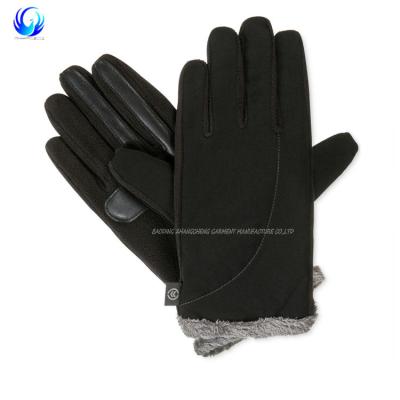 China OEM / ODM Soft And Hot Hot Mens Super Material Glove With Touch Screen Finger for sale