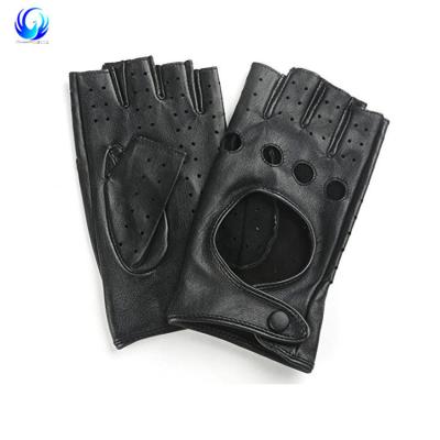 China Cheap Hot Selling Black Color Driving Leather Gloves With Low Price for sale