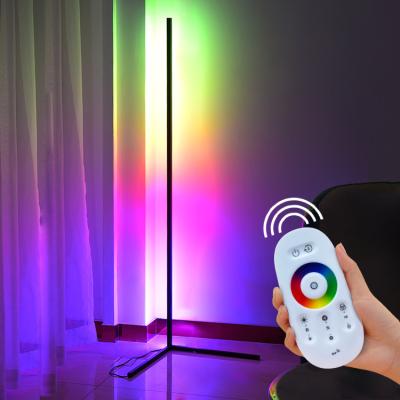 China Modern Corner Floor Light Color Corner Lamp RGB Changing Lamp RGB Floor LED Corner Light for sale