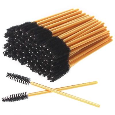 China Smudge Brush Makeup Brush Eye Lash Disposable Micro Mascara Wands Eyelash Brushes for sale