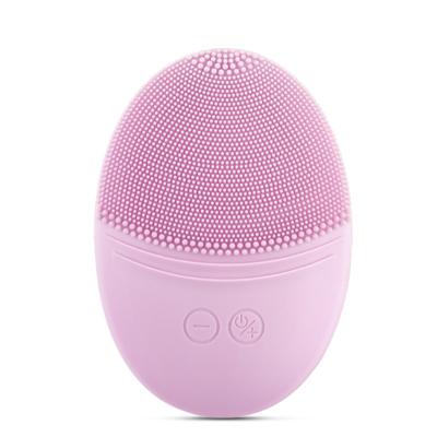 China 2023 IPX6 Design Professional Waterproof Silicone Facial Mini Facial Exfoliating Brush DEEP CLEANING Cleaning Silicone for sale