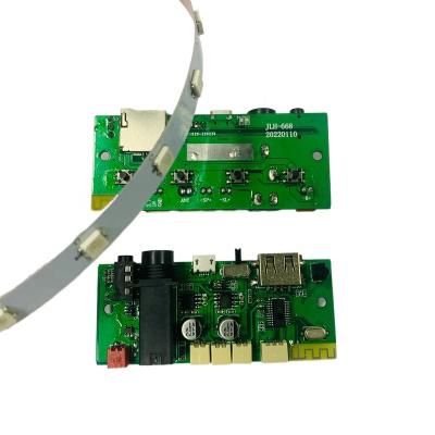 China the amplifier 2CH 3W FM USB SD card JLH668 remote AUX. 3.7V BT Customized PCB Factory Supply Amplifier PCB BT Board PCBA Directly For Audio System Kit for sale