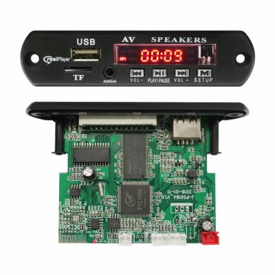 China Make TV Realplayer Usb SD Tf Card AV Video Card With Radio Fm , Mp3 Mp4 Mp5 Player Decoder Module Fm Transmitter for sale