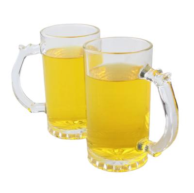 China New Heatable Hot Sale Beer Mug Beer Glass Water Cup Bottle With Handle for sale