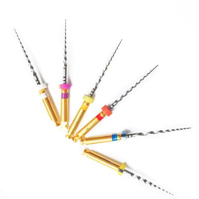 China Niti Large Steel Dental Endodontic Taper Folder Flexible Rotary Files For Endo Motor for sale