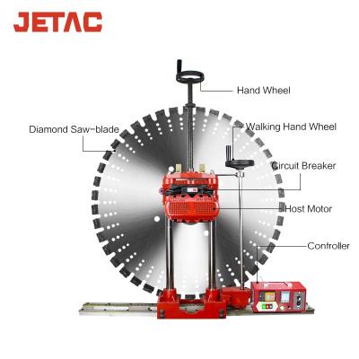 China Automatic Brick Saw 8500W Reinforced Concrete Wall Saw Cutting Machine 800mm, 1000mm, 1200mm for sale