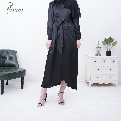 China Other Adults Black Pink Fashion Designs Dubai Women Abaya Kaftan Hot Selling Silver Muslim Dress for sale