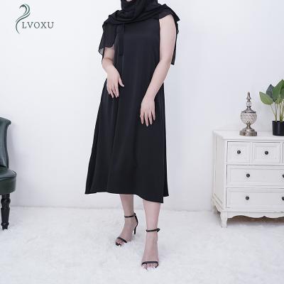 China Other Wholesale Dubai Malaysia Fashion Turkey Islamic Abaya Black Elegant Women Muslim Dress for sale