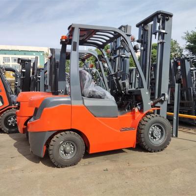 China Building Material Stores China Brand Diesel Forklift 3.0 Ton 3.5 Ton Diesel Forklift Truck Price for sale