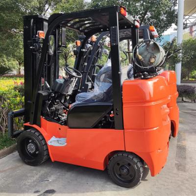 China Building Material Shops 2.0ton 2.5ton Short Wheelbase Forklift LPG Type Diesel Forklift for sale