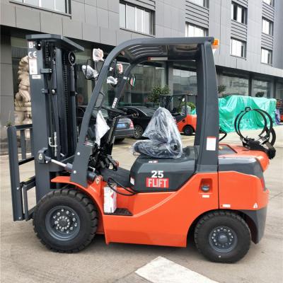 China Building Material Shops FLIFT Brand Forklift 2.5ton LPG Type Forklift With Japanese K21 Engine for sale