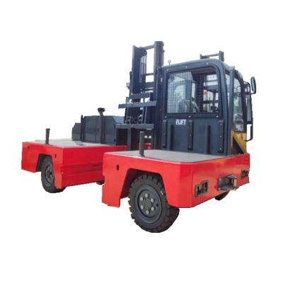 China Building Material Stores China FLIFT Brand 3 Ton Diesel Side Loading Forklift Truck With Chinese Engine for sale