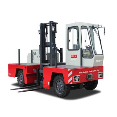 China Building Material Shops 6 Ton Side Loader Forklift Diesel Side Loader Forklift With Imported Engine for sale