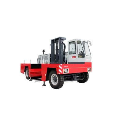 China Chinese High Quality Side Loader Building Material Shops Elevator 10 Ton Side Loader Diesel Forklift for sale